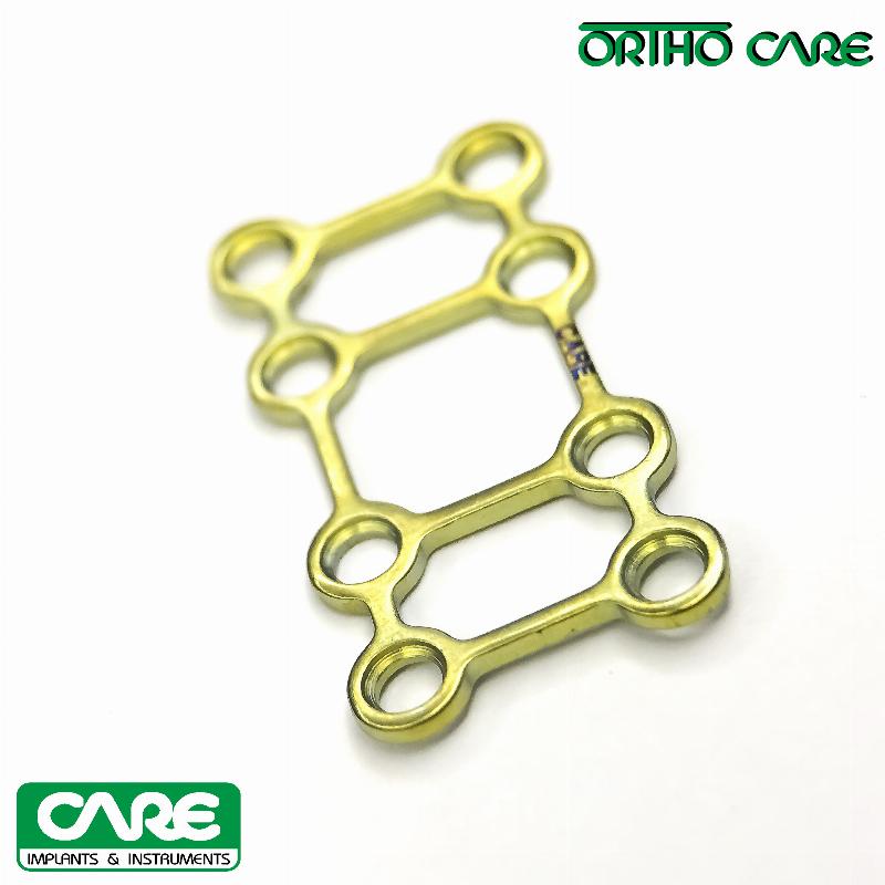 Квадратна пластина CAD з 8 отворами товщиною 1,0 мм